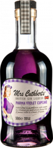 Mrs Cuthbert's Parma Violet Cupcake Gin Liqueur